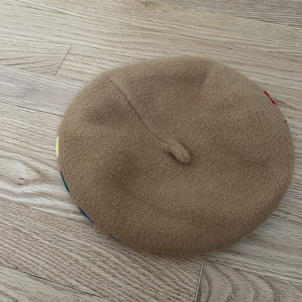 Tan Wool Beret